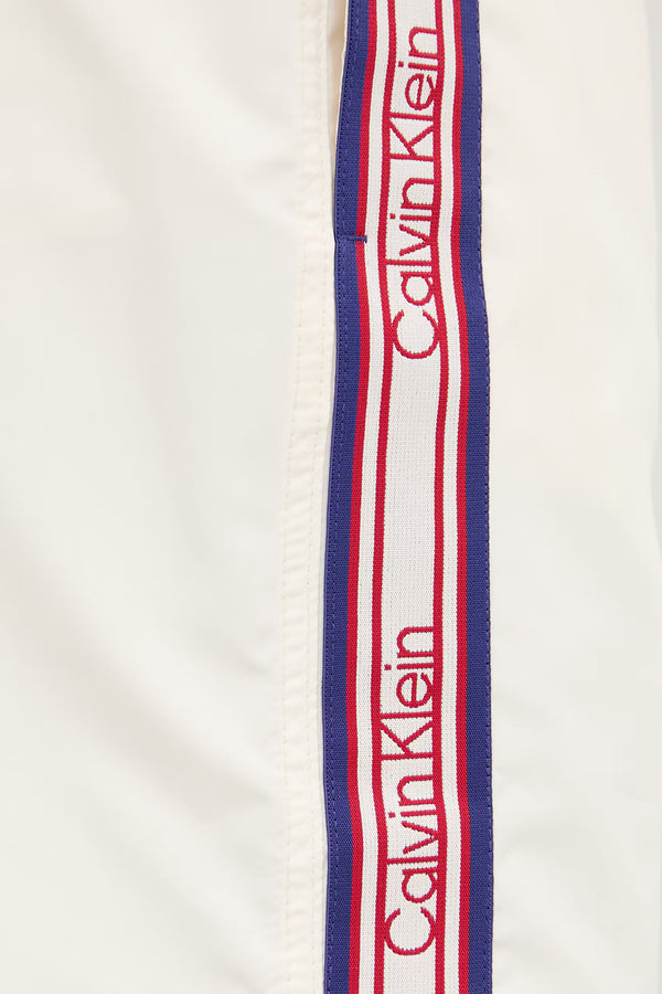 calvin klein swimwear Boxer Mare Con Bande Logo CK Icon Beige Uomo, foto 2