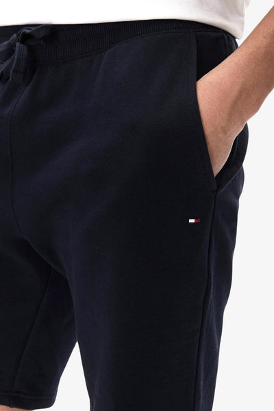 tommy hilfiger Shorts Con Logo Bandierina Ricamato Blu Uomo, foto 2