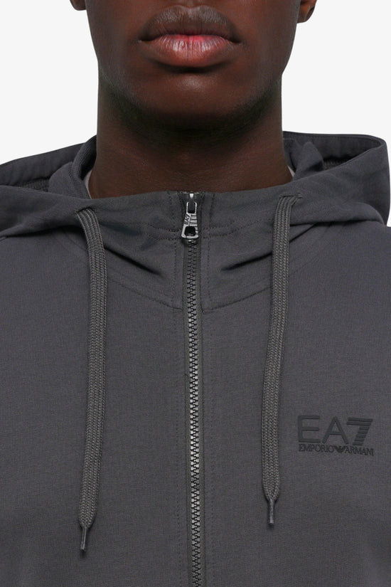  Felpa Full Zip Con Cappuccio Core Identity emporio armani ea7 