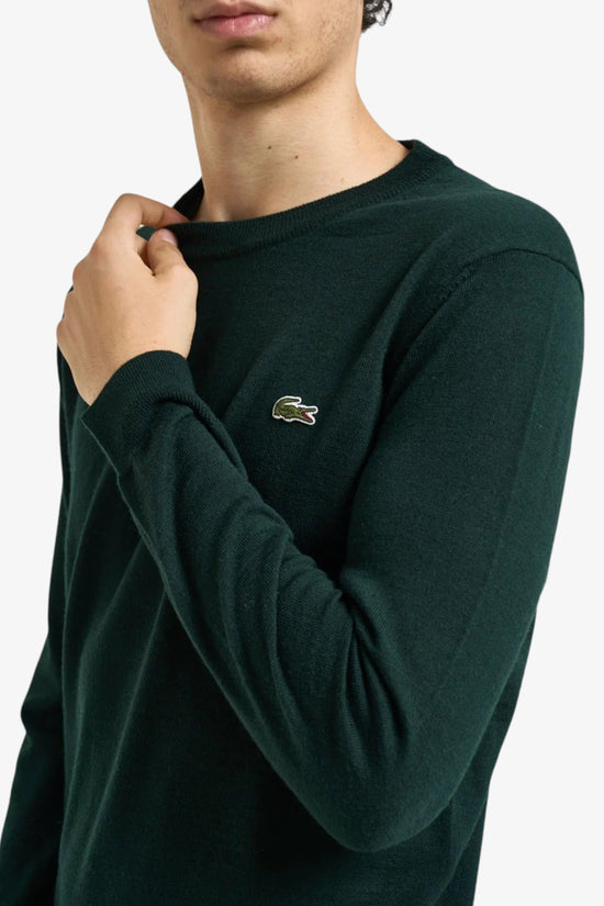  Maglione Girocollo In Misto Lana-lacoste-Verde-Special_-Ah3225 00 yzp-2  