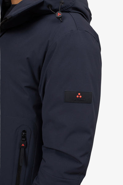 peuterey Giubbotto Full Zip Con Cappuccio Loge Srtr Grs 02 Blu Uomo, foto 2