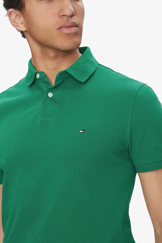  Polo Maniche Corte 1985 In Piqué Con Logo Bandierina Ricamato-tommy hilfiger-Verde-Special_-Mw0mw17770 rbn-2  