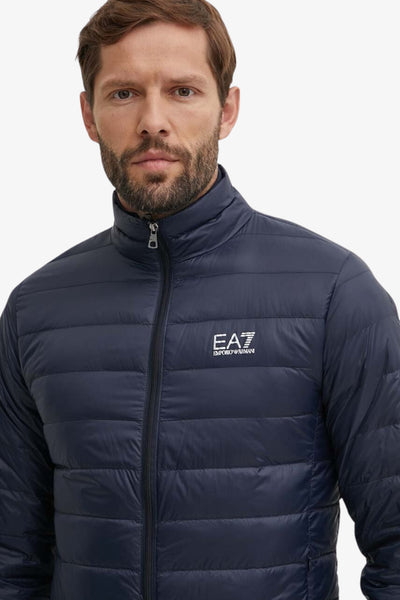 emporio armani ea7 Piumino Full Zip Packable Core Identity Blu Uomo, foto 2