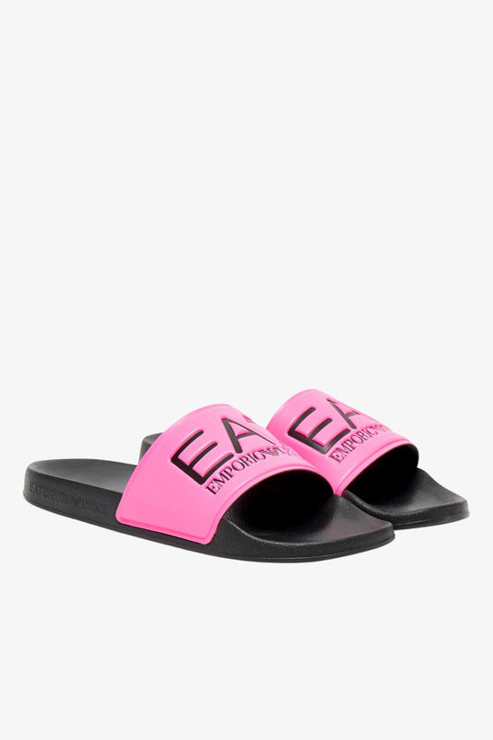  Ciabatte Con Fascia E Big Logo emporio armani ea7 