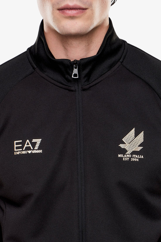  Felpa Full Zip Soccer In Tessuto Tecnico emporio armani ea7 