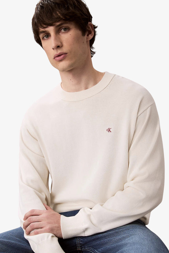  Maglione Girocollo Monogramma CK calvin klein jeans 