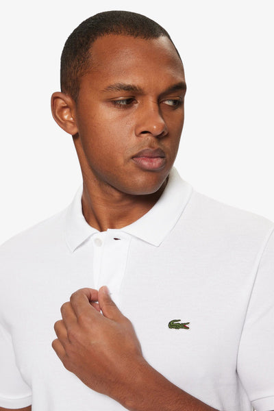 lacoste Polo Maniche Corte Classic In Piqué L.12.12 Original Bianco Uomo, foto 2