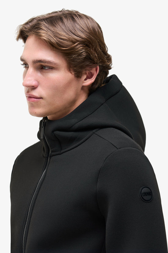  Felpa Full Zip Con Cappuccio In Scuba colmar 