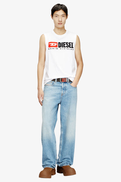 diesel Canotta T-Isco-Div Bianco Uomo, foto 2