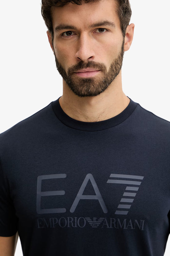  T-Shirt Maniche Corte Big Logo Tono Su Tono Core Identity emporio armani ea7 