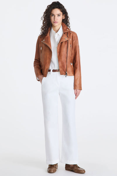 peuterey Giacca Chiodo Corta Full Zip Tililla Le Veg Marrone Donna, foto 2