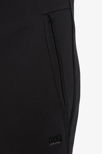 emporio armani ea7 Pantaloni Lux Identity In Jersey Elasticizzato Nero Uomo, foto 2