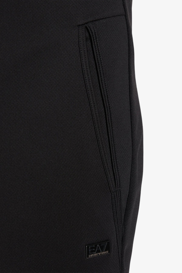 emporio armani ea7 Pantaloni Lux Identity In Jersey Elasticizzato Nero Uomo, foto 2