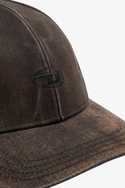 diesel Cappellino C-Run-Wash Nero Uomo, foto 2