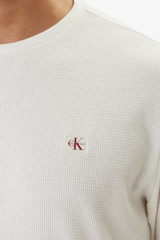  T-Shirt Maniche Lunghe Waffle-calvin klein jeans-Beige-Special_-Lv040em217 f7j-2  