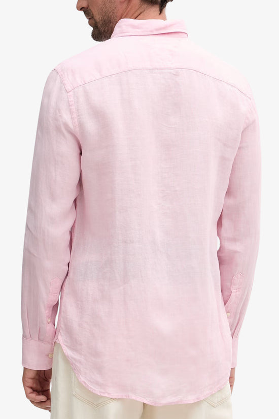 Camicia Maniche Lunghe Button Down In Puro Lino-tommy hilfiger-Rosa-Special_-Mw0mw41530 tol-3  