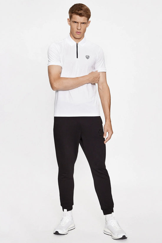  Polo Maniche Corte Con Zip Premium Shield emporio armani ea7 