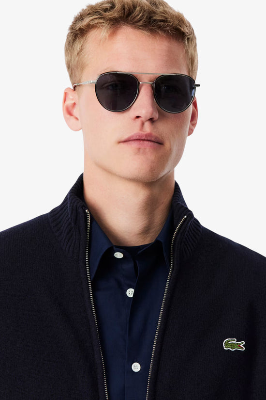  Cardigan Full Zip In Lana Cardata-lacoste-Blu-Special_-Ah5181 00 166-2  