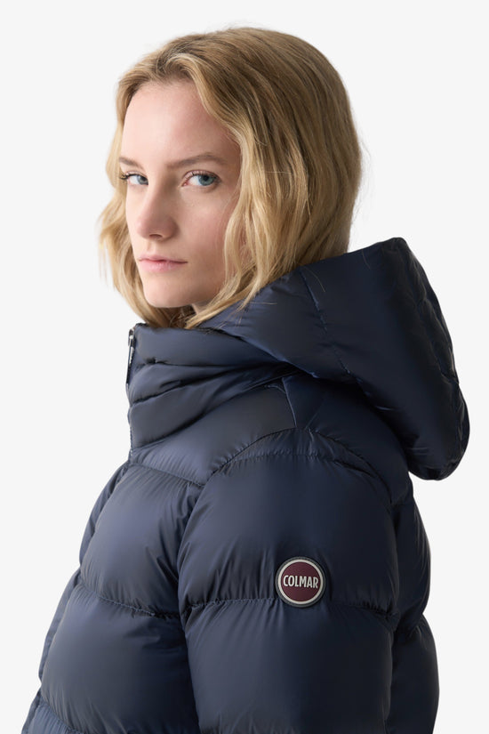  Piumino Full Zip Con Cappuccio Staccabile colmar 