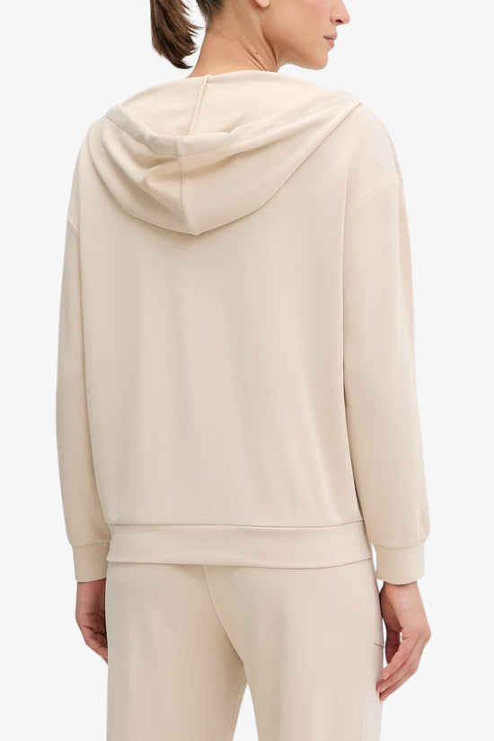  Felpa Full Zip Con Cappuccio Core Lady In Misto Modal Stretch-emporio armani ea7-Beige-Special_-7w000192 af12643 u1088-3  