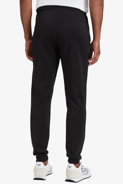 emporio armani ea7 Pantaloni Lux Identity In Jersey Elasticizzato Nero Uomo, foto 3