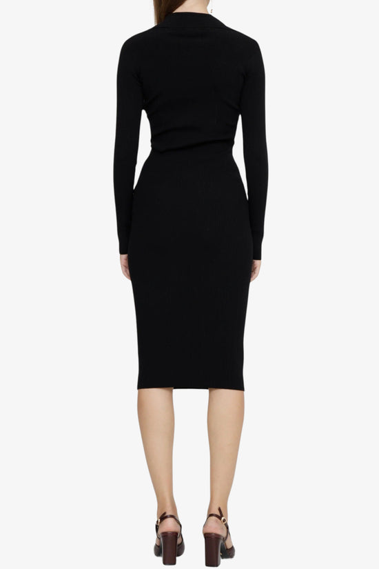  Vestito In Maglia Con Ricami A Jour-elisabetta franchi-Nero-Special_-Am08b66e2 110-3  