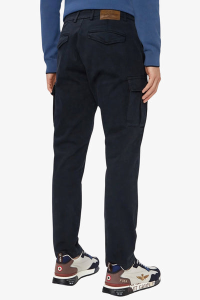 aeronautica militare Pantaloni Cargo Blu Uomo, foto 3
