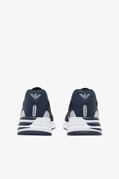 emporio armani ea7 Scarpe Crusher Distance Knit 2.0 Blu Uomo, foto 3