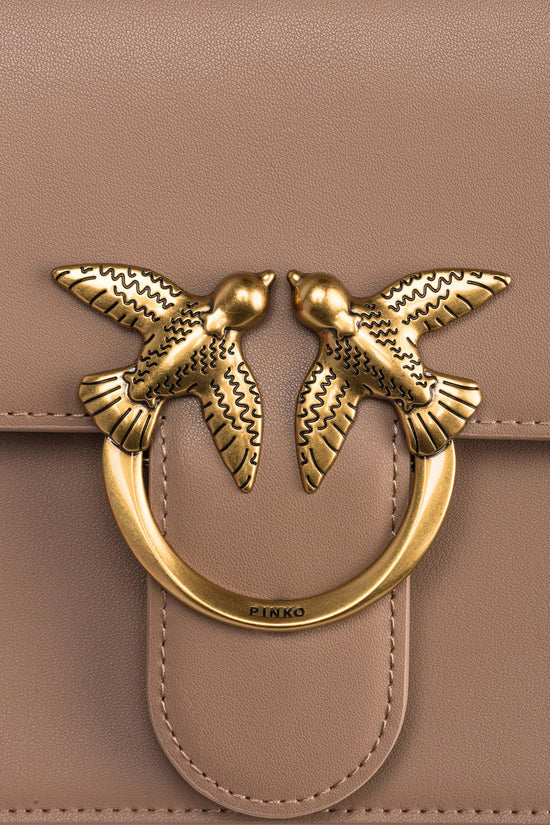  Borsa A Tracolla Media Love Bag One Simply-pinko-Marrone-Donna-100941 a0f1 d01q-3  