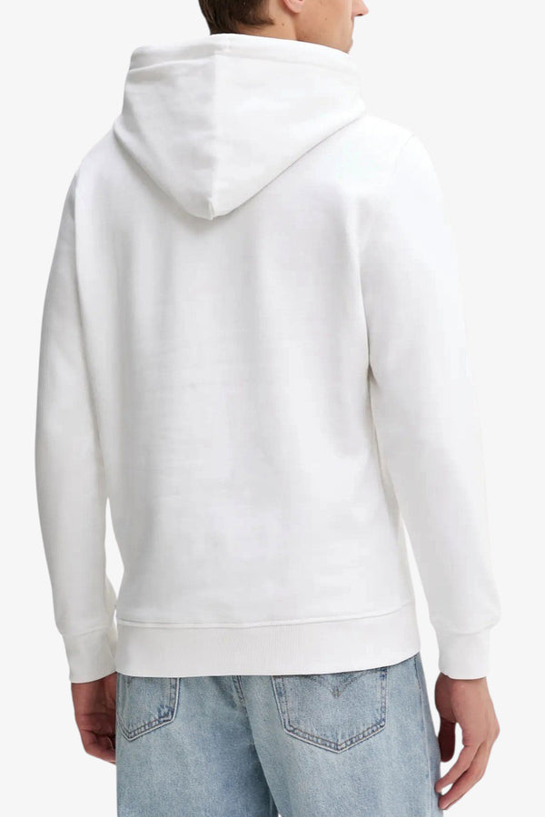 tommy jeans Felpa Con Cappuccio Logo Bandiera Bianco Uomo, foto 3