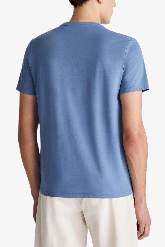  T-Shirt Maniche Corte In Piquet Stretch Di Cotone E Seta Zole 02-peuterey-Blu-Special_-Peu5470 99012182 258-3  