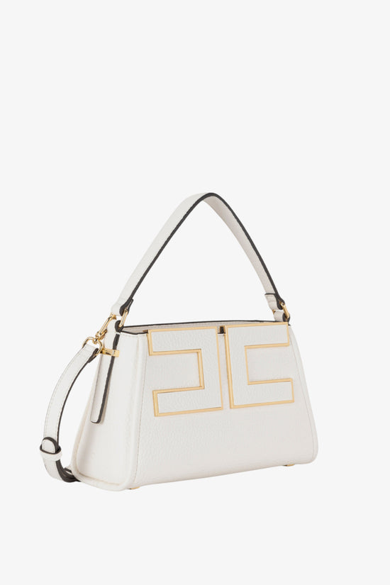  Borsa A Tracolla Piccola Con Logo-elisabetta franchi-Bianco-Donna-Bs36a56e2 dz9-3  