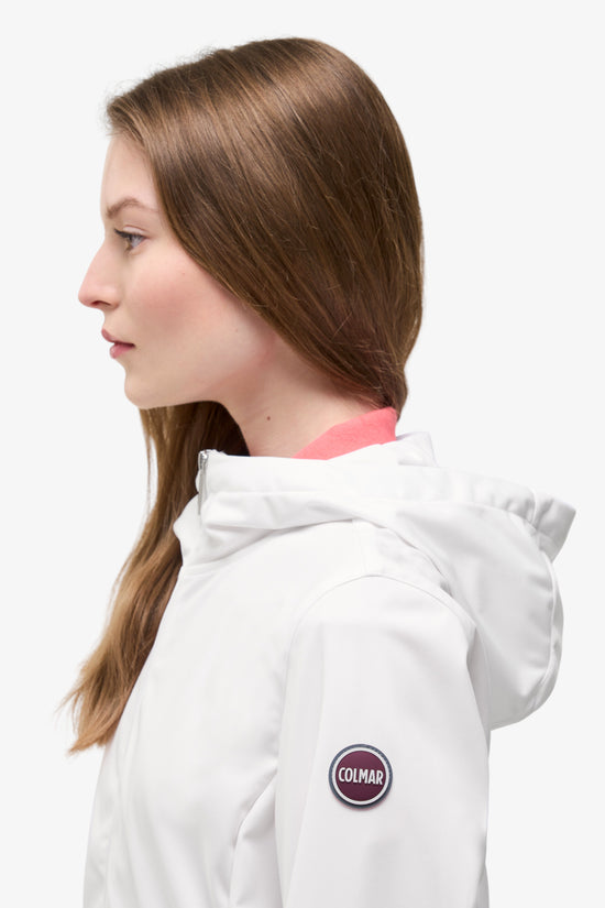  Giacca Full Zip Con Cappuccio In Softshell-colmar-Bianco-Special_-1964 6zb 01-3  