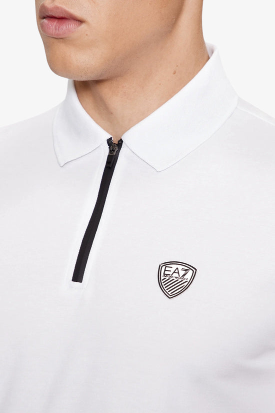  Polo Maniche Corte Con Zip Premium Shield-emporio armani ea7-Bianco-Special_-8npf13 pjrgz 1100-3  
