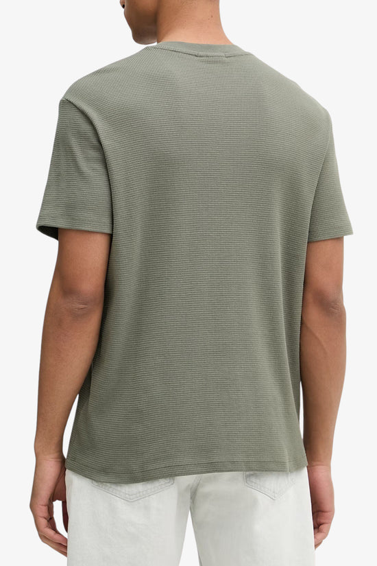  T-Shirt Maniche Corte Waffle-calvin klein jeans-Verde-Special_-Lv04rd008g ldy-3  