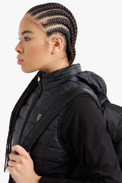 emporio armani ea7 Gilet Full Zip Core Lady Nero Donna, foto 3