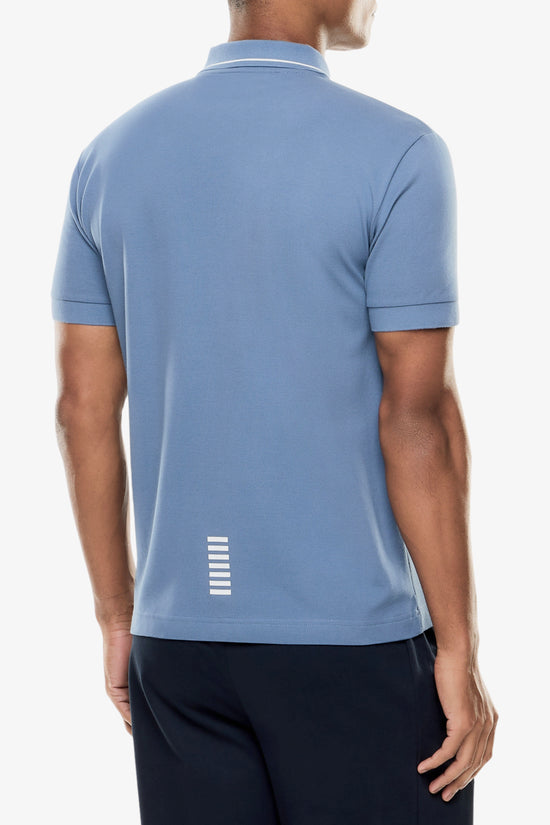 Polo Maniche Corte Core Identity In Piquet Stretch-emporio armani ea7-Blu-Special_-8npf16 pjvuz ub064-3  