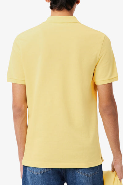 lacoste Polo Maniche Corte Slim Fit In Pique L.12.12 Giallo Uomo, foto 3