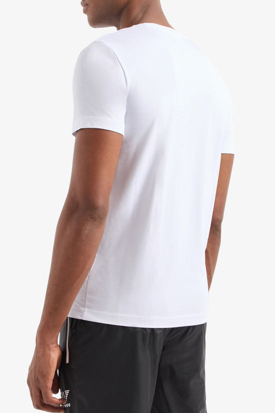  T-Shirt Maniche Corte Premium Shield In Misto Viscosa Stretch-emporio armani ea7-Bianco-Special_-8npt16 pjrgz 1100-3  