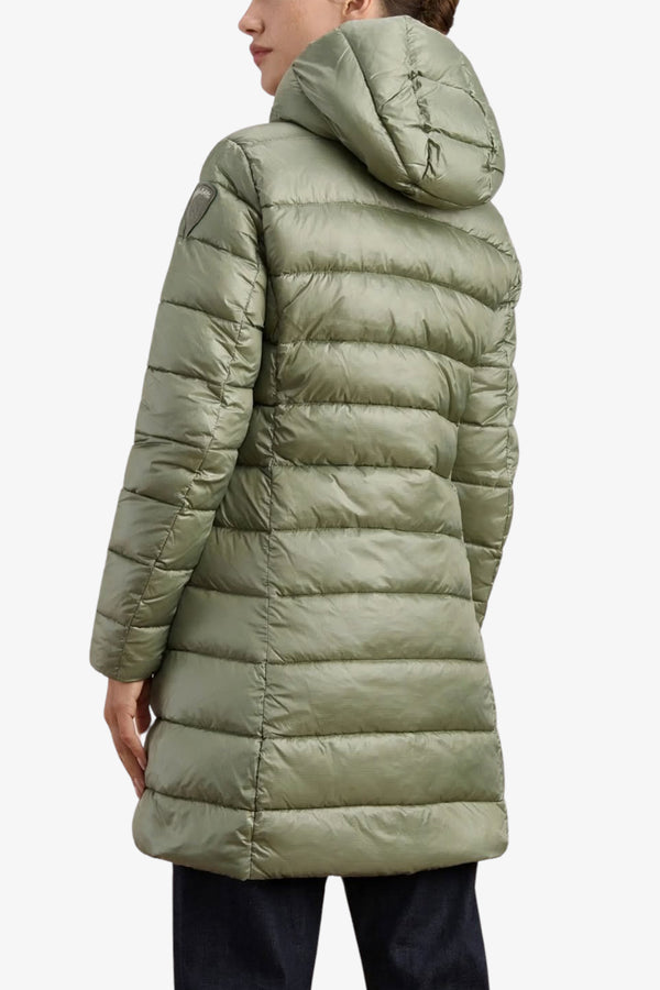 blauer Piumino Full Zip Con Cappuccio In Ovatta Termica Adelaide Verde Donna, foto 3