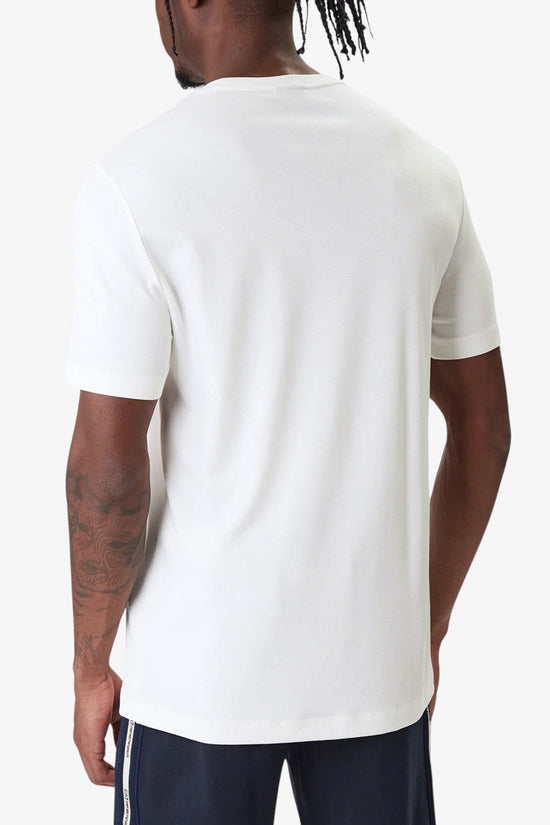  T-Shirt Maniche Corte Premium Label In Misto Viscosa Stretch-emporio armani ea7-Bianco-Special_-7m001331 af13739 u0004-3  