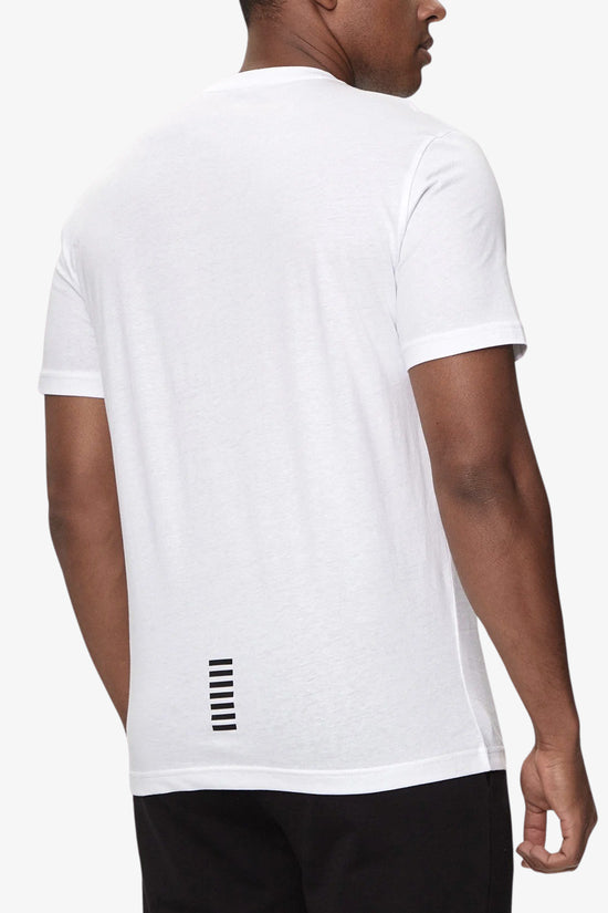 T-Shirt Maniche Corte In Cotone Pima Core Identity-emporio armani ea7-Bianco-Special_-8npt25 pjvpz 1100-3  