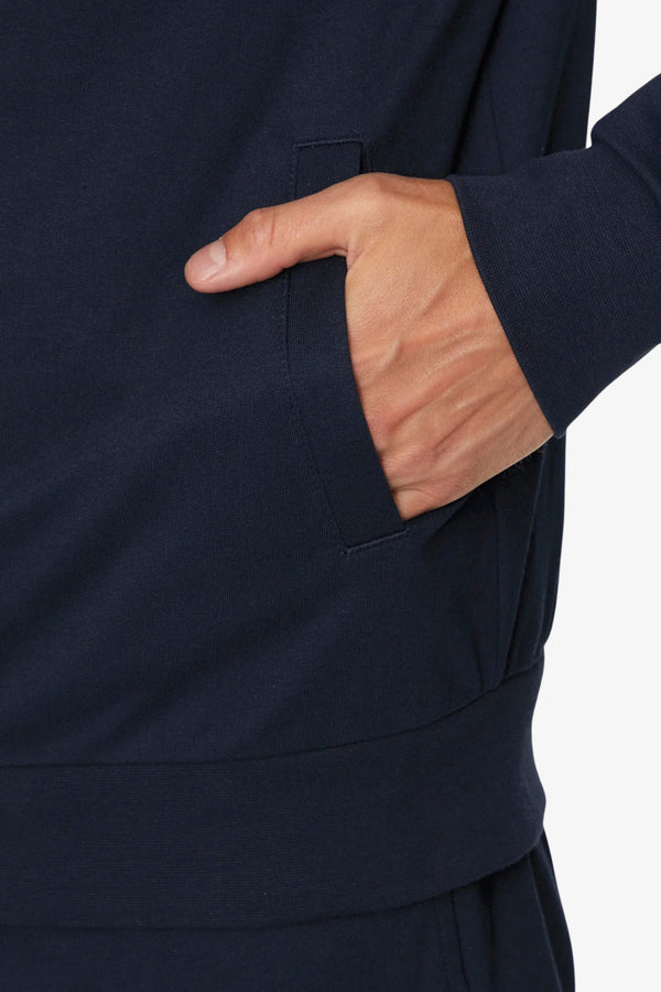 emporio armani ea7 Felpa Full Zip Core Identity Blu Uomo, foto 3