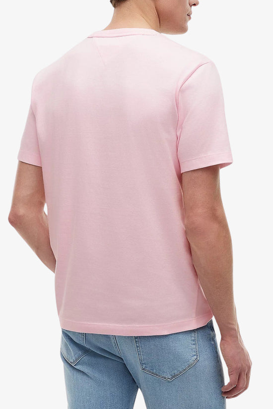  T-Shirt Maniche Corte Logo Bandierina Ricamato-tommy hilfiger-Rosa-Special_-Mw0mw39995 tpb-3  