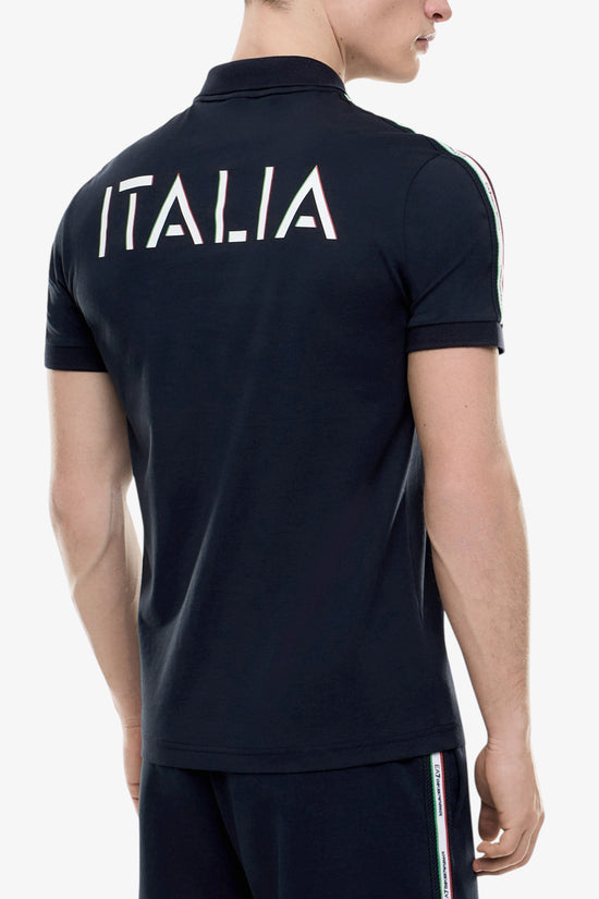  Polo Maniche Corte Bande Logo Italian Spirit-emporio armani ea7-Blu-Special_-7m001862 af12503 ub102-3  