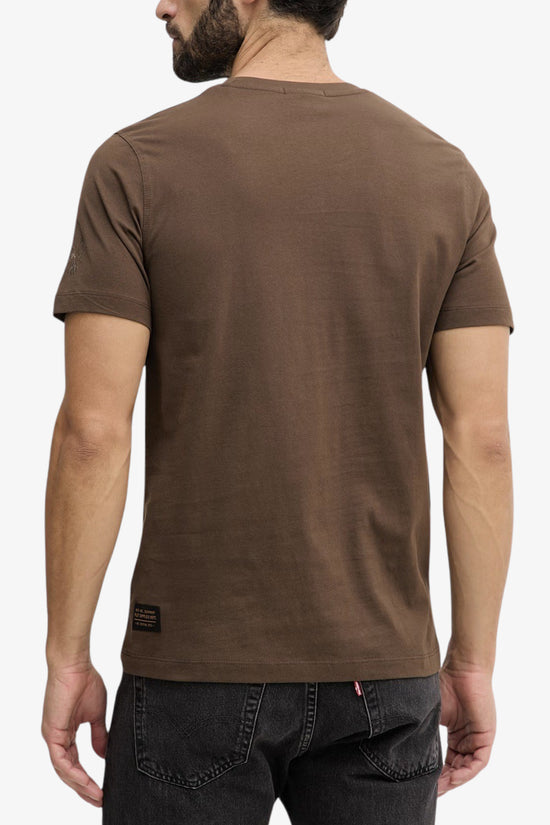  T-Shirt Maniche Corte Stampa Quarto Stormo-aeronautica militare-Marrone-Special_-261ts2535uj00641 57586-3  
