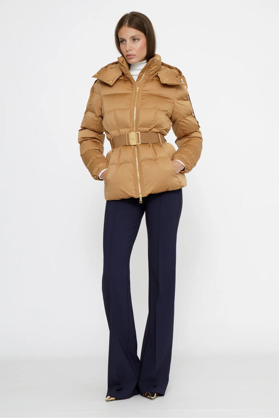  Piumino Full Zip Con Cappuccio E Cintura-elisabetta franchi-Marrone-Special_-Pi92d66e2 ai6-3  
