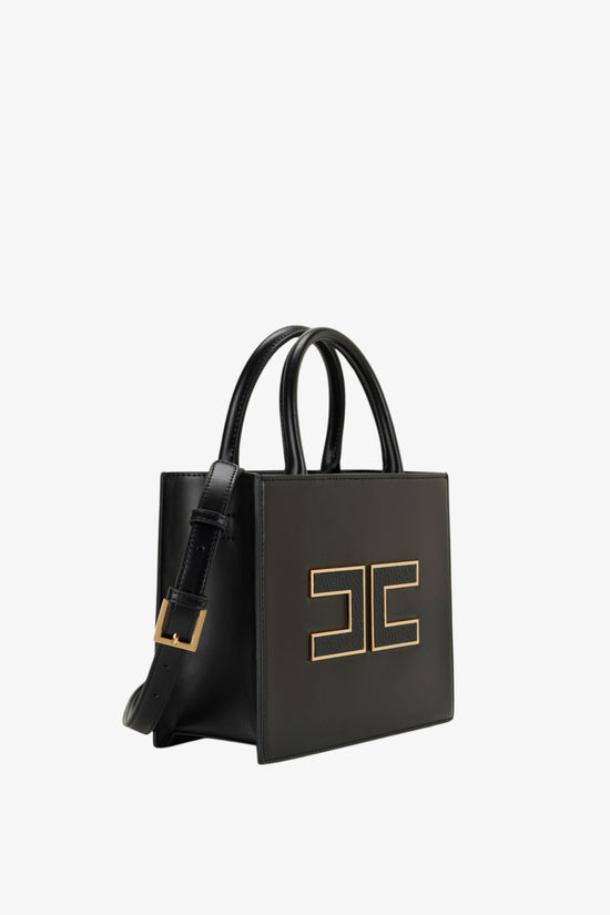  Borsa A Tracolla Piccola Con Logo-elisabetta franchi-Nero-Donna-Bs33a56e2 110-3  