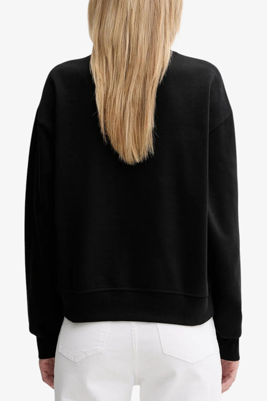  Felpa Girocollo Monologo-calvin klein jeans-Nero-Donna-Lv047b234g ub1-3  