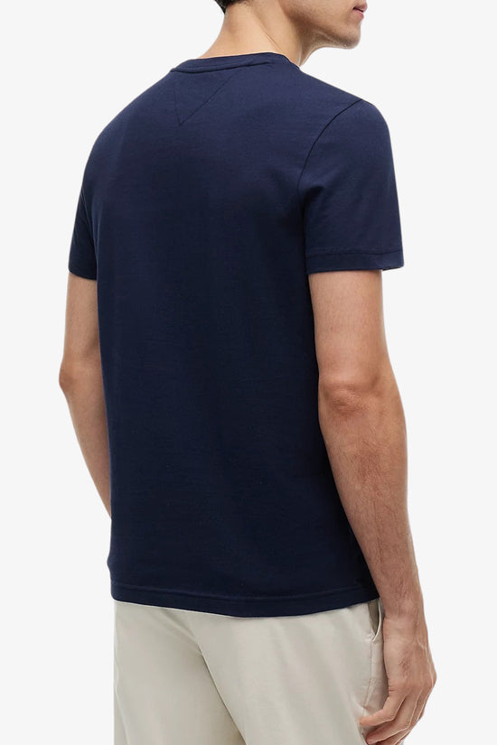 T-Shirt Maniche Corte Grande Logo Ricamato-tommy hilfiger-Blu-Special_-Mw0mw11797 dcc-3  